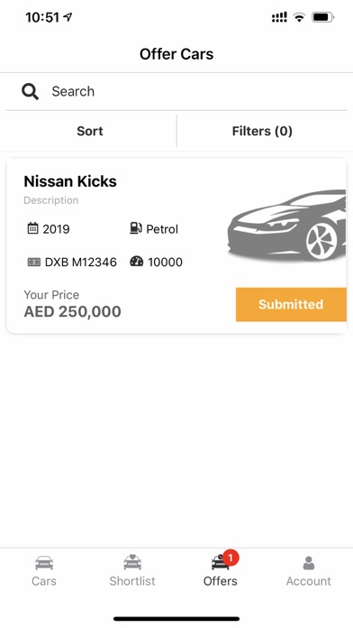 Shift Used Cars Screenshot