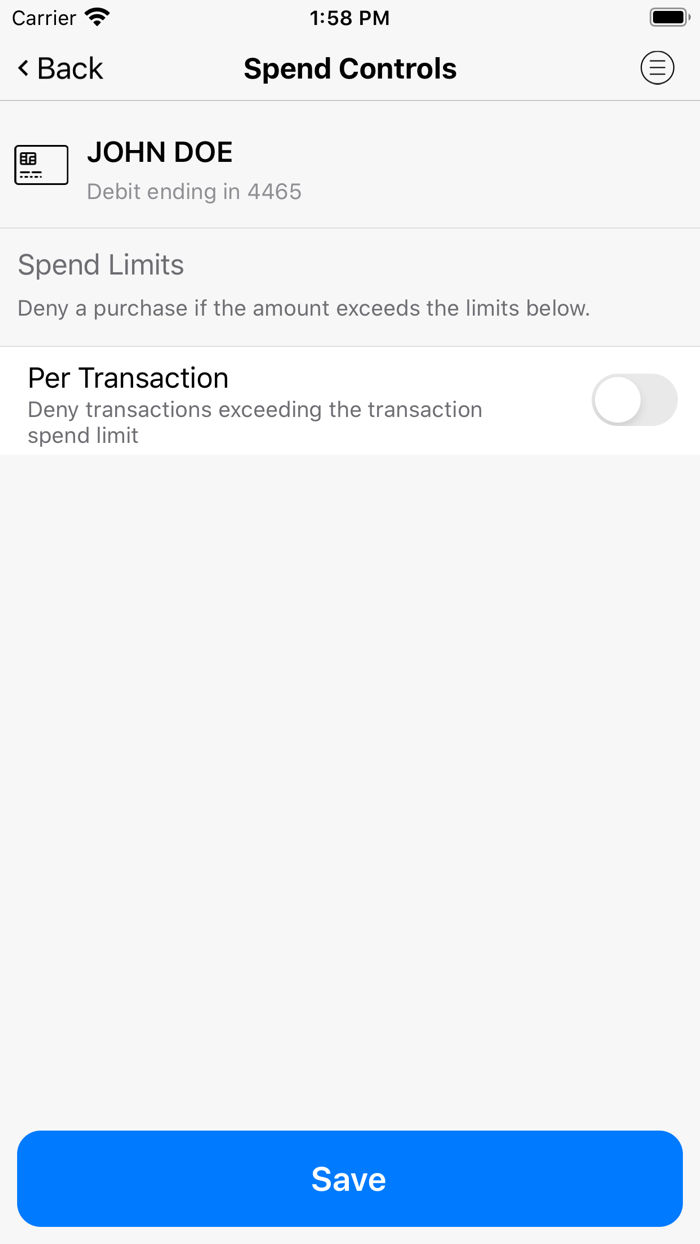 My Blue Flame Wallet