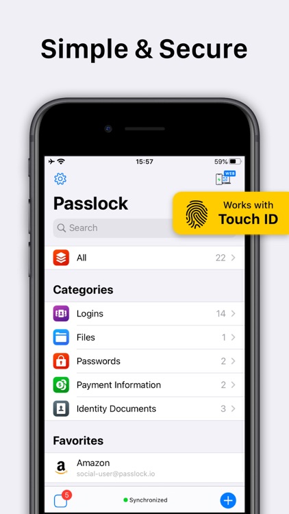 Passlock Password Manager screenshot-0
