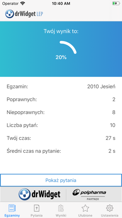 DrWidget LEP Screenshot