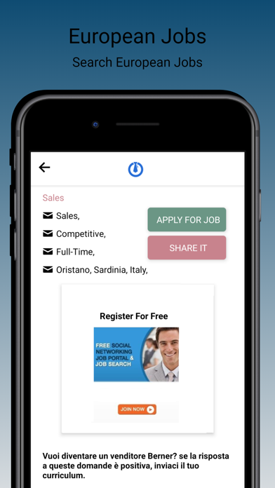 European Jobs Screenshot