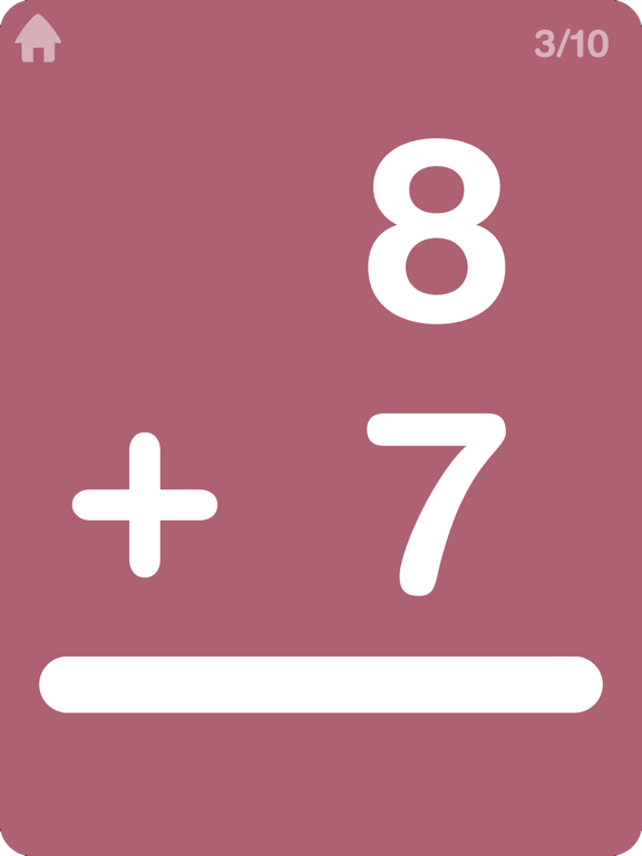 Big Math Flash Cards screenshot 2