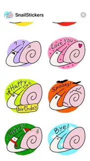 sticker snail pack iphone screenshot 4