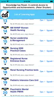 registered nurse entrance exam iphone screenshot 2