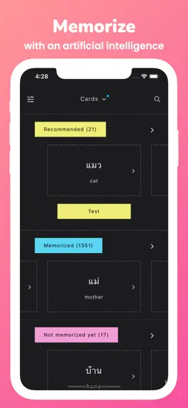 Game screenshot Memorize: Learn Thai Words mod apk