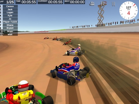 Dirt Track Kart Racing Tourのおすすめ画像1