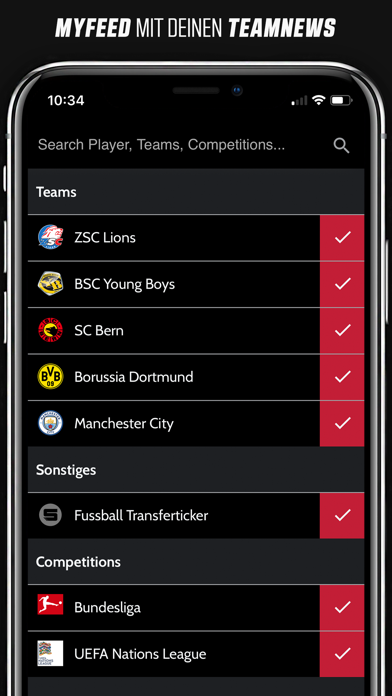 sport.ch Screenshot