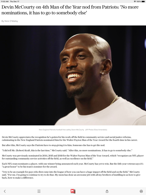Screenshot #6 pour New England Patriots News