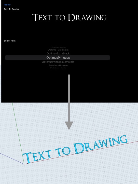 Text To Drawing by Chris Wilson