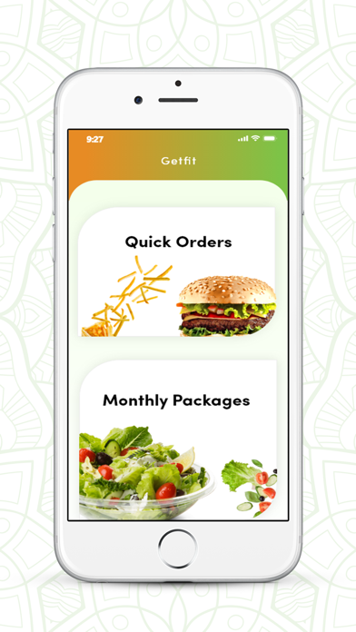 GetFit Restaurant Screenshot