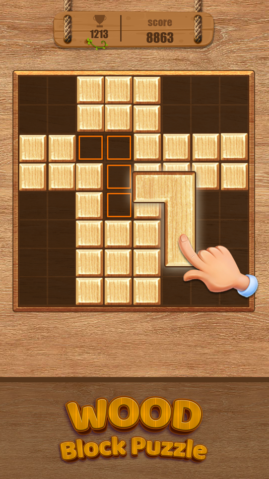 #3. Wood Block Puzzle Classic Game (iOS) 由: Nguyen Thanh