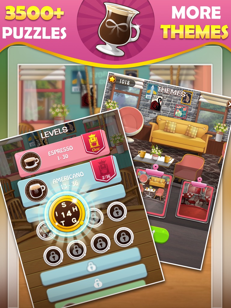 【图】Brain training game:WordCoffee(截图3) 【图】Brain training game:WordCoffee(截图3)