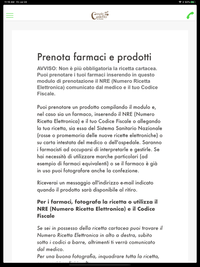 Farmacia Casale Caletto