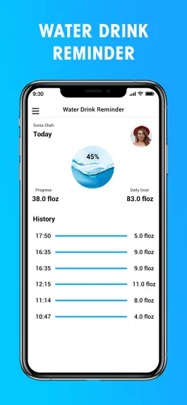 Game screenshot H2O : Drink Water Reminder mod apk