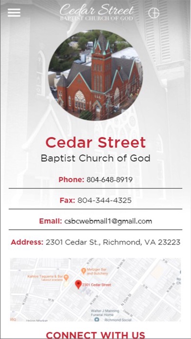 Cedar Street Baptist Screenshot