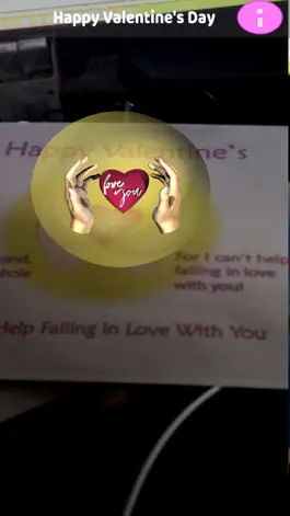 Game screenshot Valentine Card AR apk