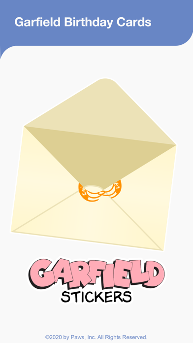 Garfield Birthday Cards Screenshot