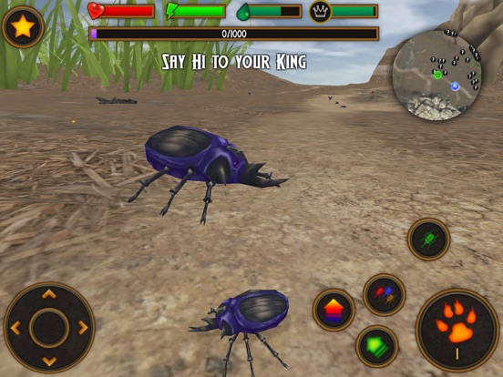 Rhino Beetle Simulator iPad app afbeelding 4