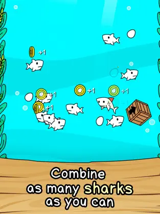 Captura de Pantalla 1 Shark Evolution - Clicker Game iphone