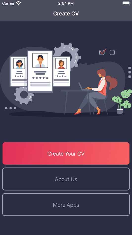 #2. Professional CV Maker (iOS) Podle: waqas mehmood