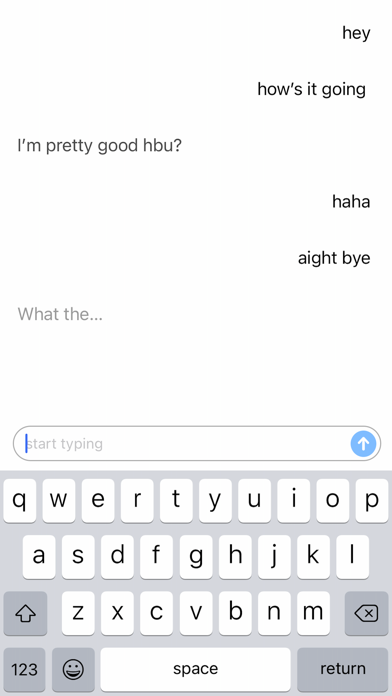 Tiny Texts app screenshot