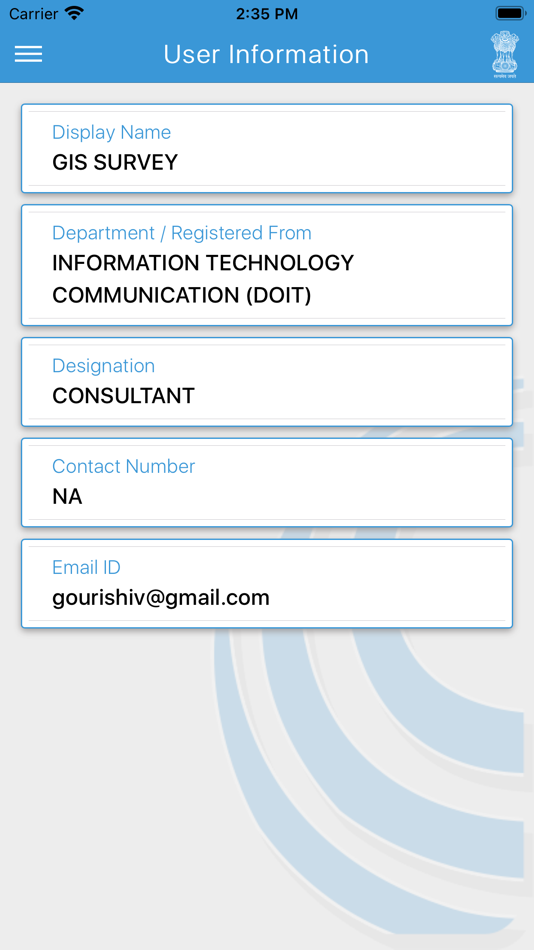 #3. Rajdharaa Survey V2 (iOS) Podle: RajCOMP Info Services Ltd.