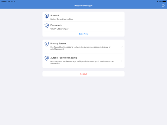 Screenshot #6 pour Soliton PasswordManager