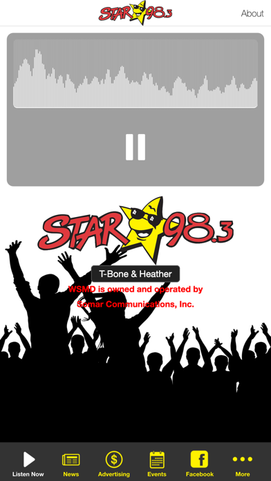 Star 98.3 WSMD Screenshot