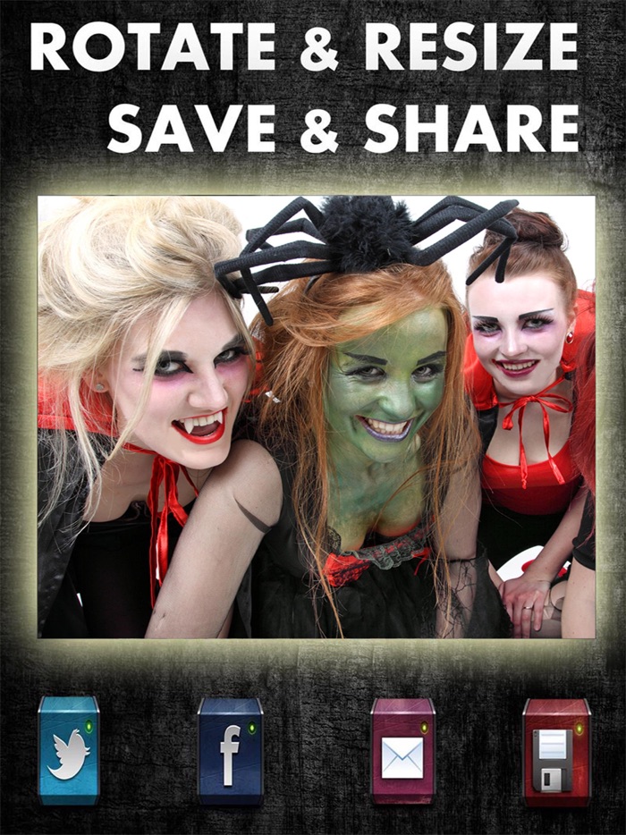 Zombie Booth Scary Face Photo