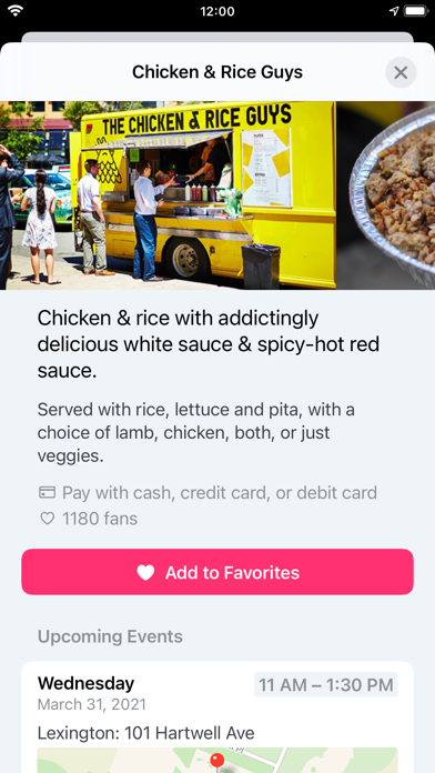 Street Food Boston Screenshot