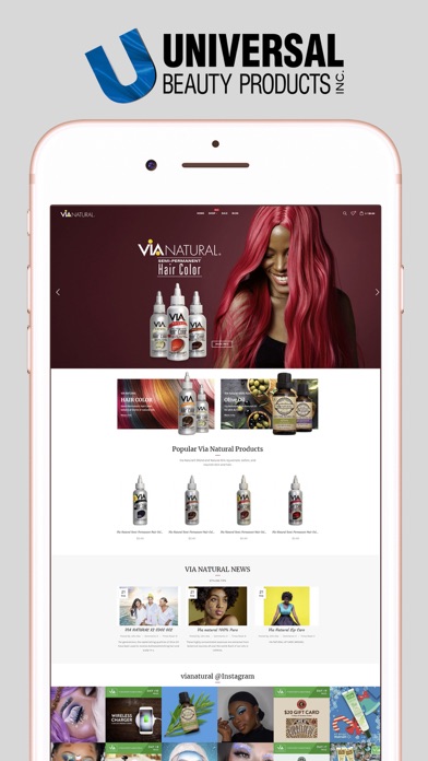 Universal Beauty Products Screenshot