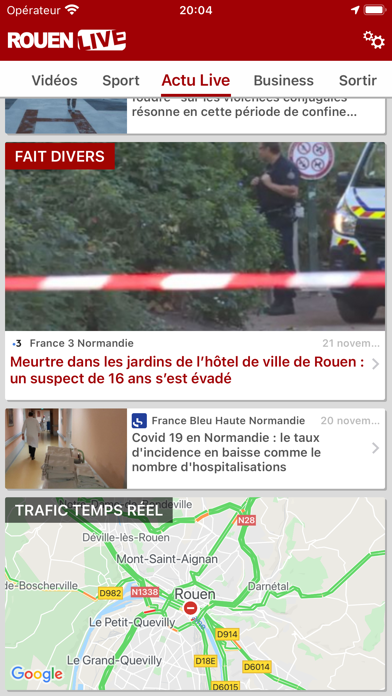 Rouen Live Screenshot