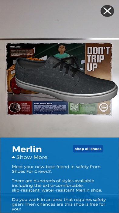 Shoes For Crews© AR Screenshot