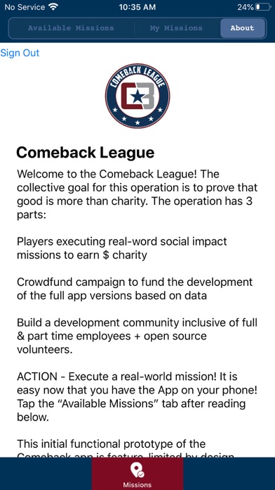 Comeback League Screenshot