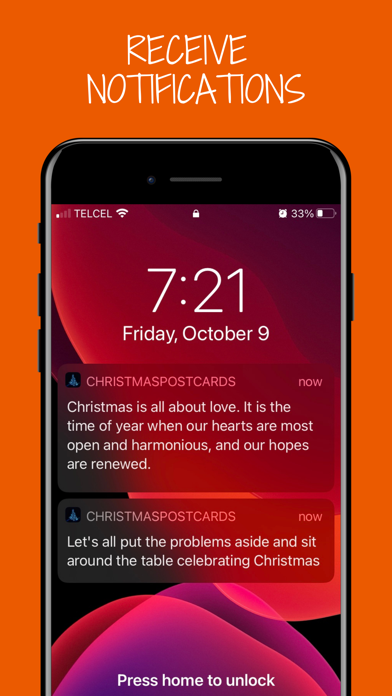 Screenshot #1 pour Christmas Postcards App