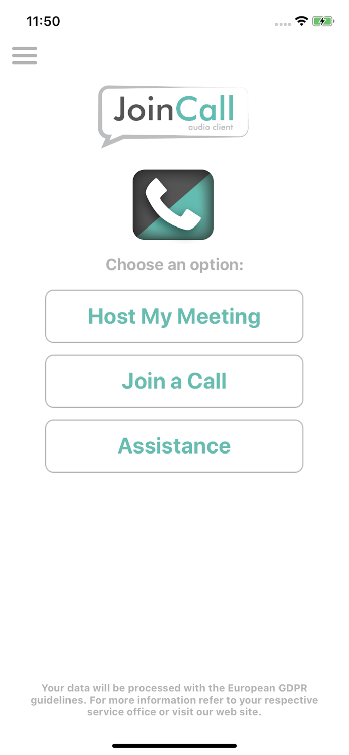 JoinCall Audio Client