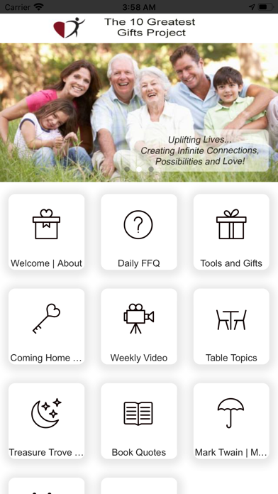 The 10 Greatest Gifts Project Screenshot