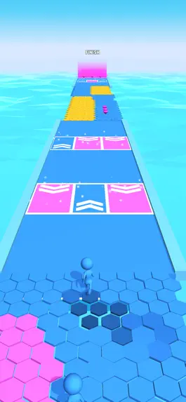 Game screenshot Hexagon Color Run apk