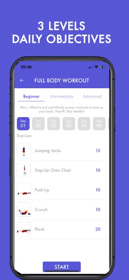 Game screenshot 30 Day Fitness Workouts Home apk