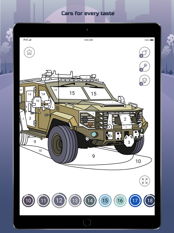 Screenshot #5 pour Cars Color By Number