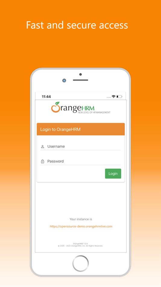 #2. OrangeHRM Open Source (iOS) Podle: orangehrm
