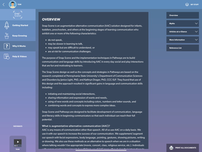 Pathways for Snap Scene