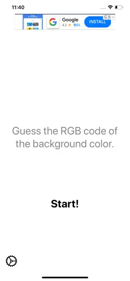 Game screenshot RGB Guess apk