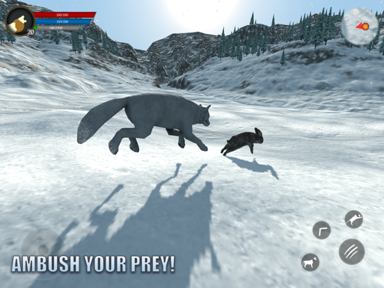 Screenshot #4 pour Arctic Wolf Survival Simulator