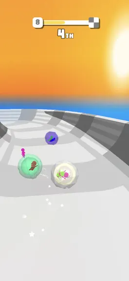 Game screenshot Human Hamster Ball Racer apk
