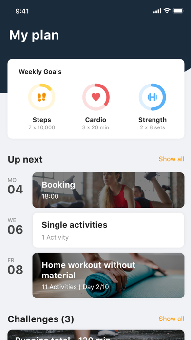 TRENDYone Fitness Screenshot