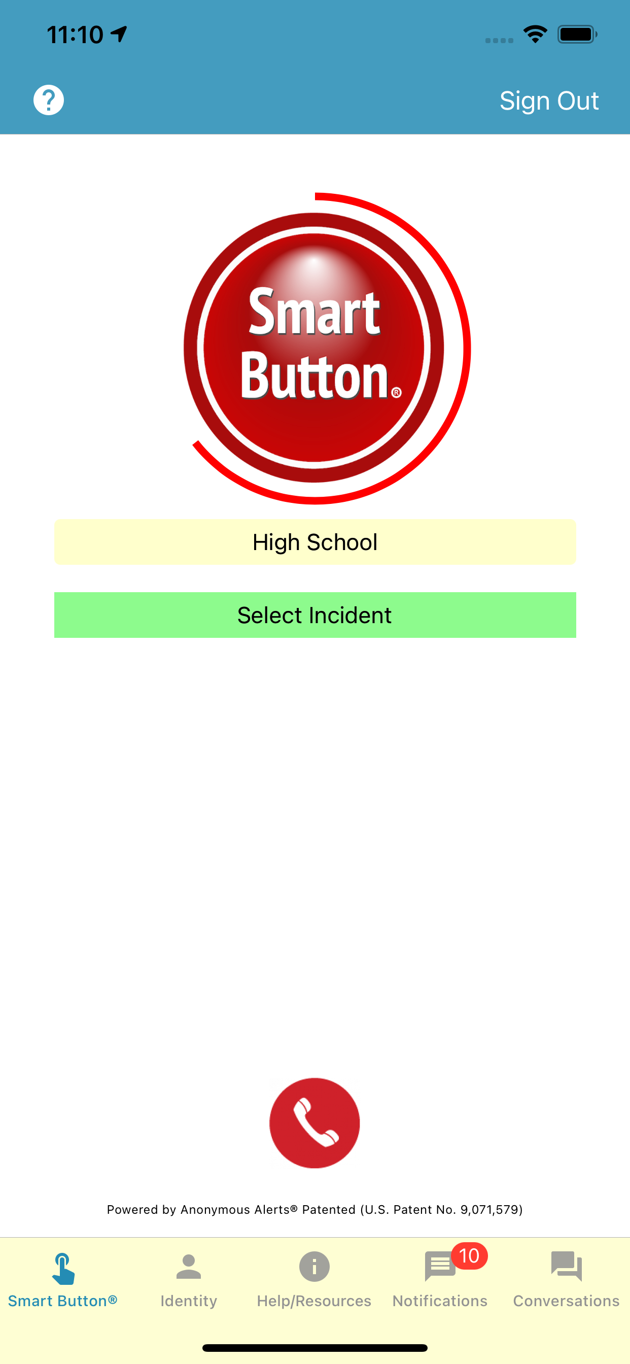 Smart Button Panic Button screenshot 3