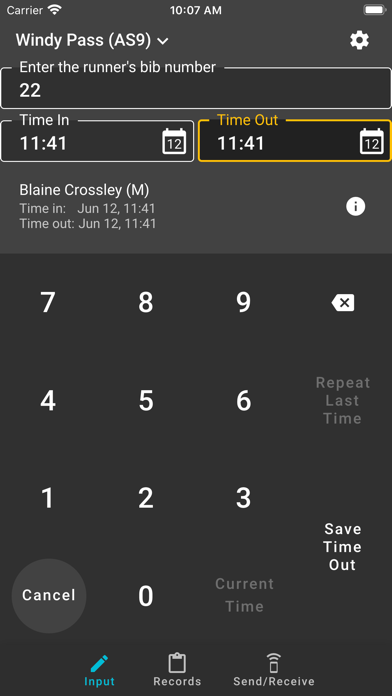 Screenshot #3 for Runner Tracker Race Control