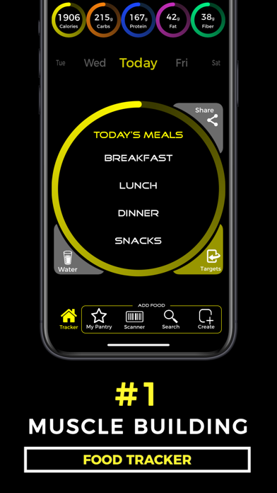 Muscle Building Food Tracker Screenshot