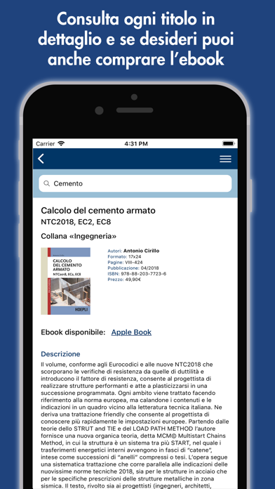 Screenshot #3 pour Catalogo Hoepli